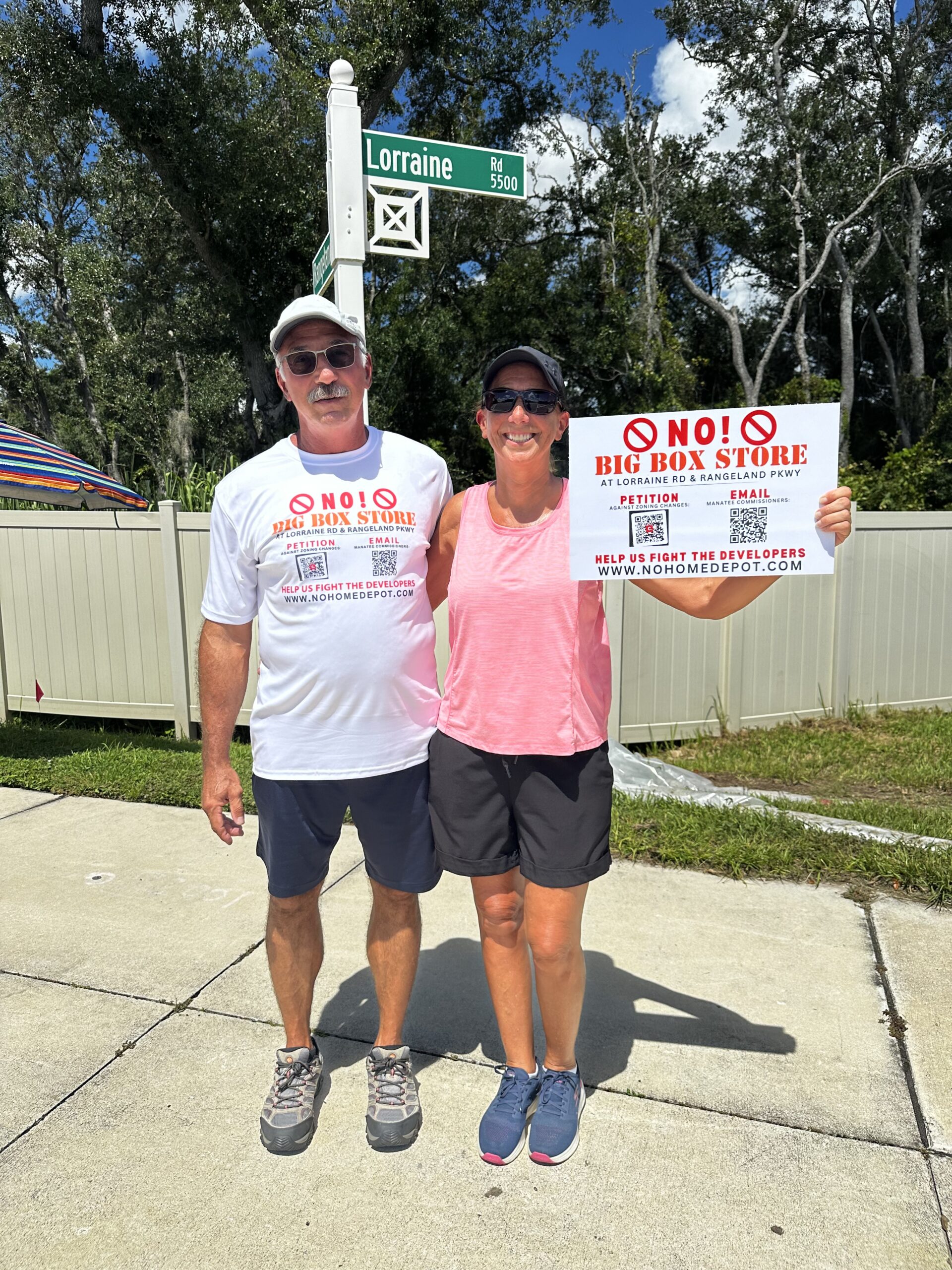 Residents Rally Against Proposed Home Depot at Lorraine and Rangeland